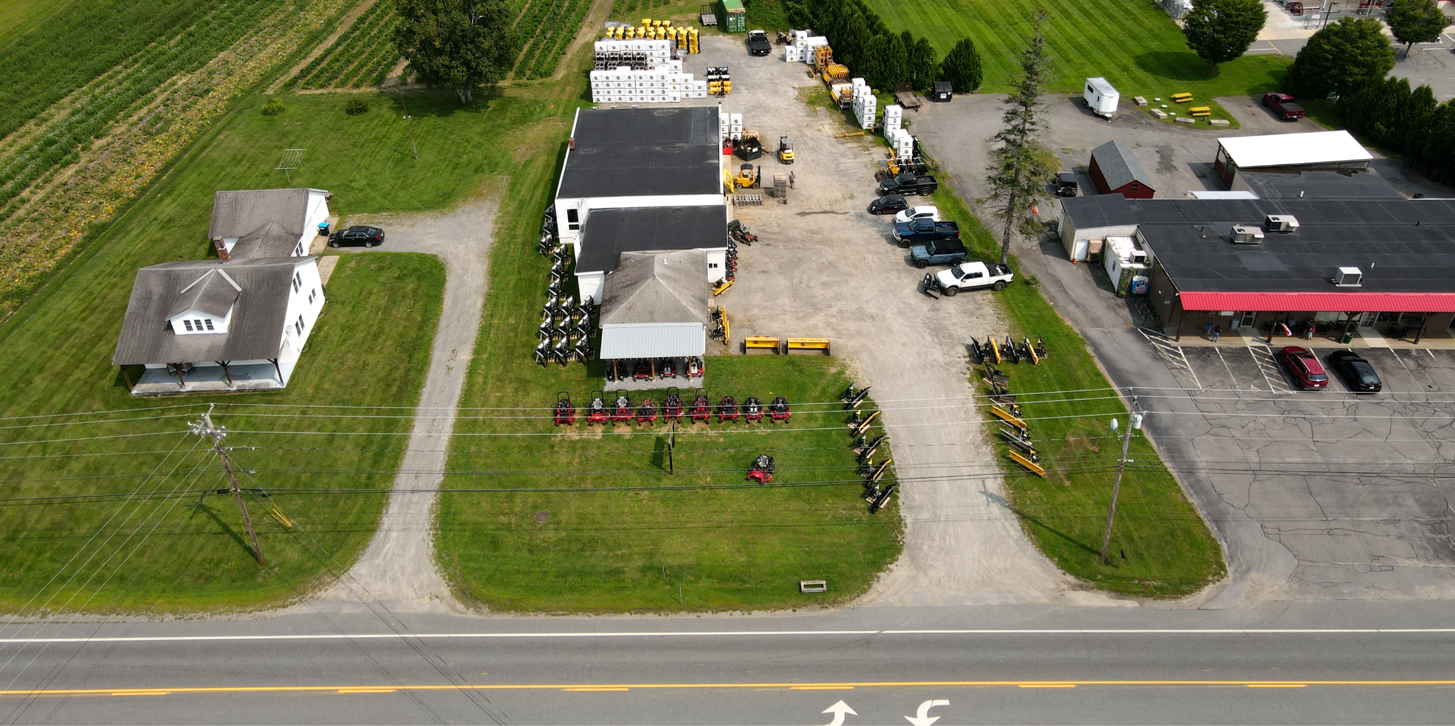 Aerial view of Snow Plow Sales
